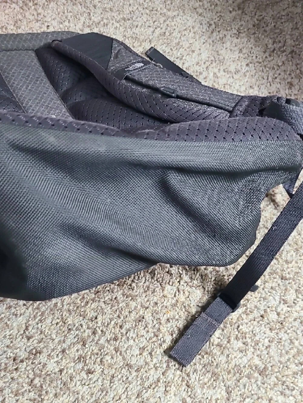 The North Face Borealis Backpack in Charcoal and Black